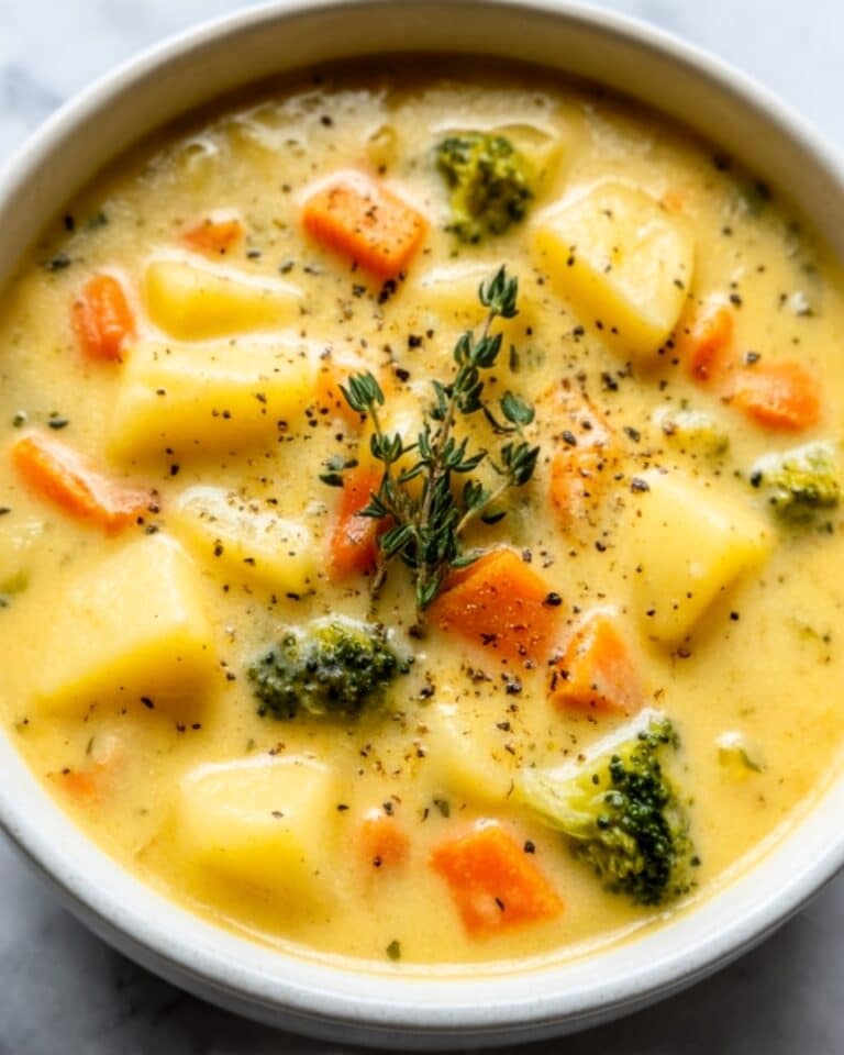 Broccoli Potato Cheese Soup Recipe