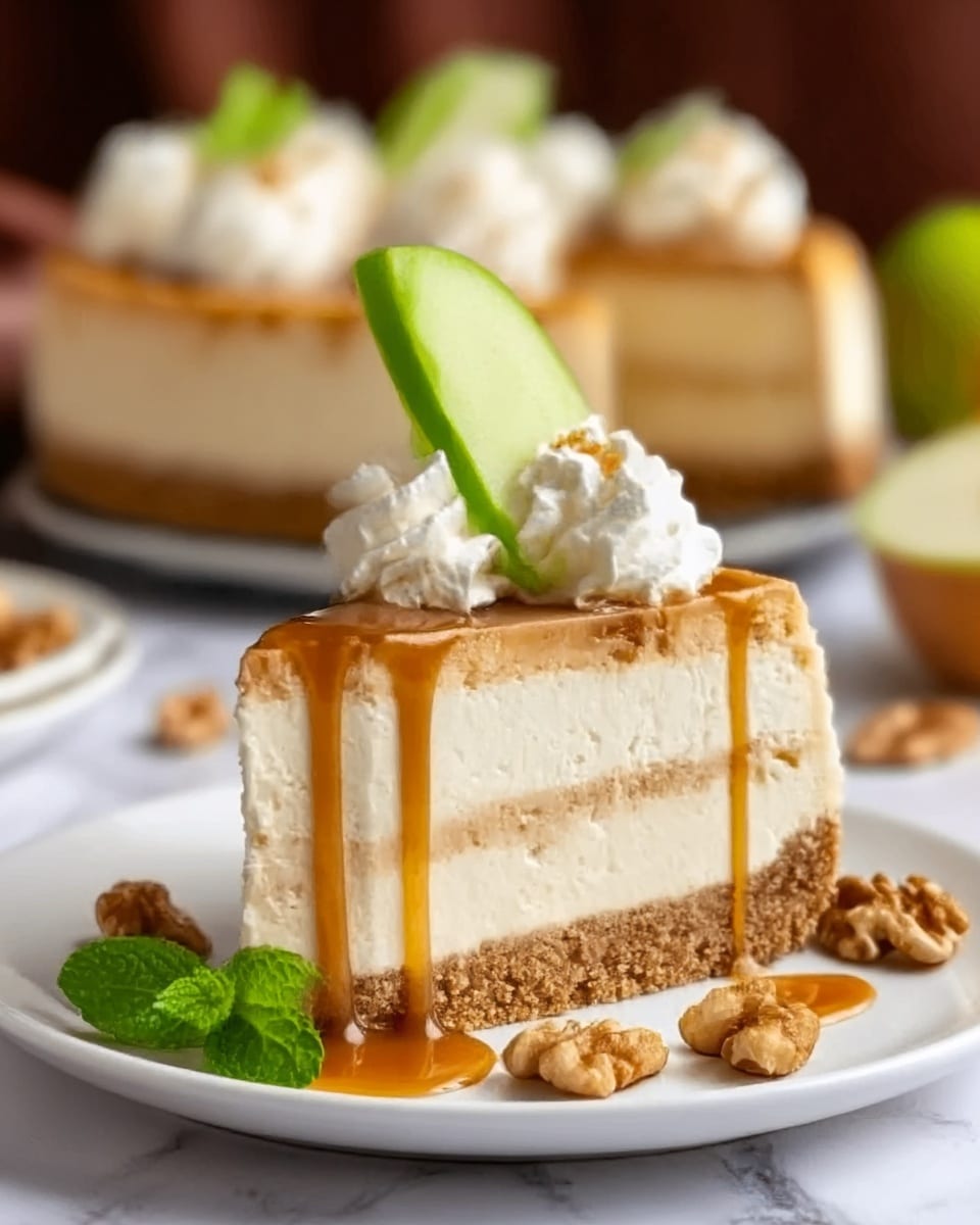 Caramel Apple Blondie Cheesecake Recipe - Recipe Image