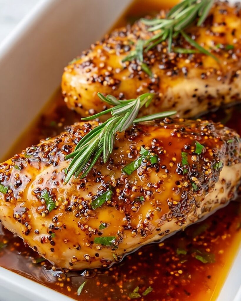 Honey Dijon Rosemary Baked Chicken Recipe