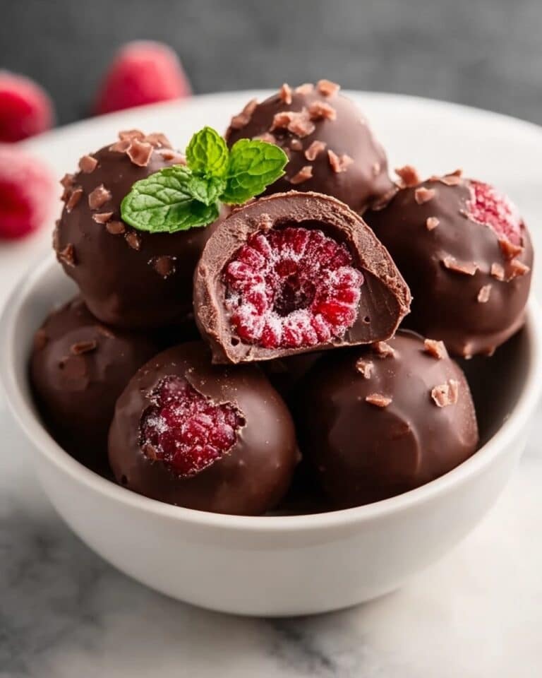 Chocolate Covered Raspberry Frozen Bites Recipe