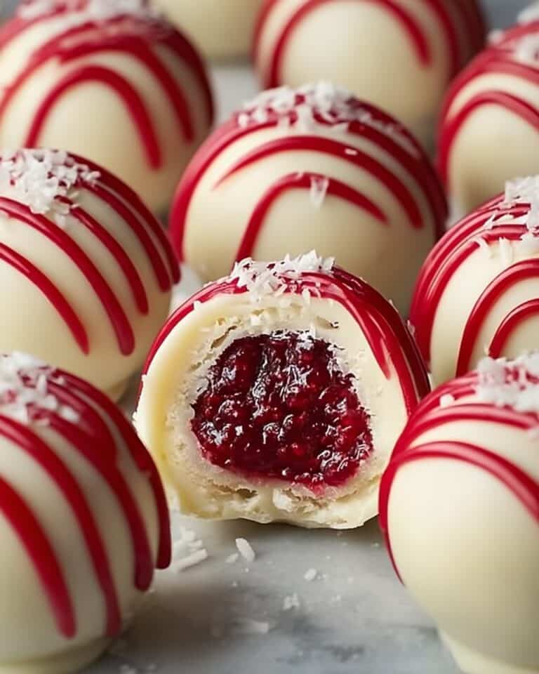 White Chocolate Raspberry Cheesecake Balls Recipe