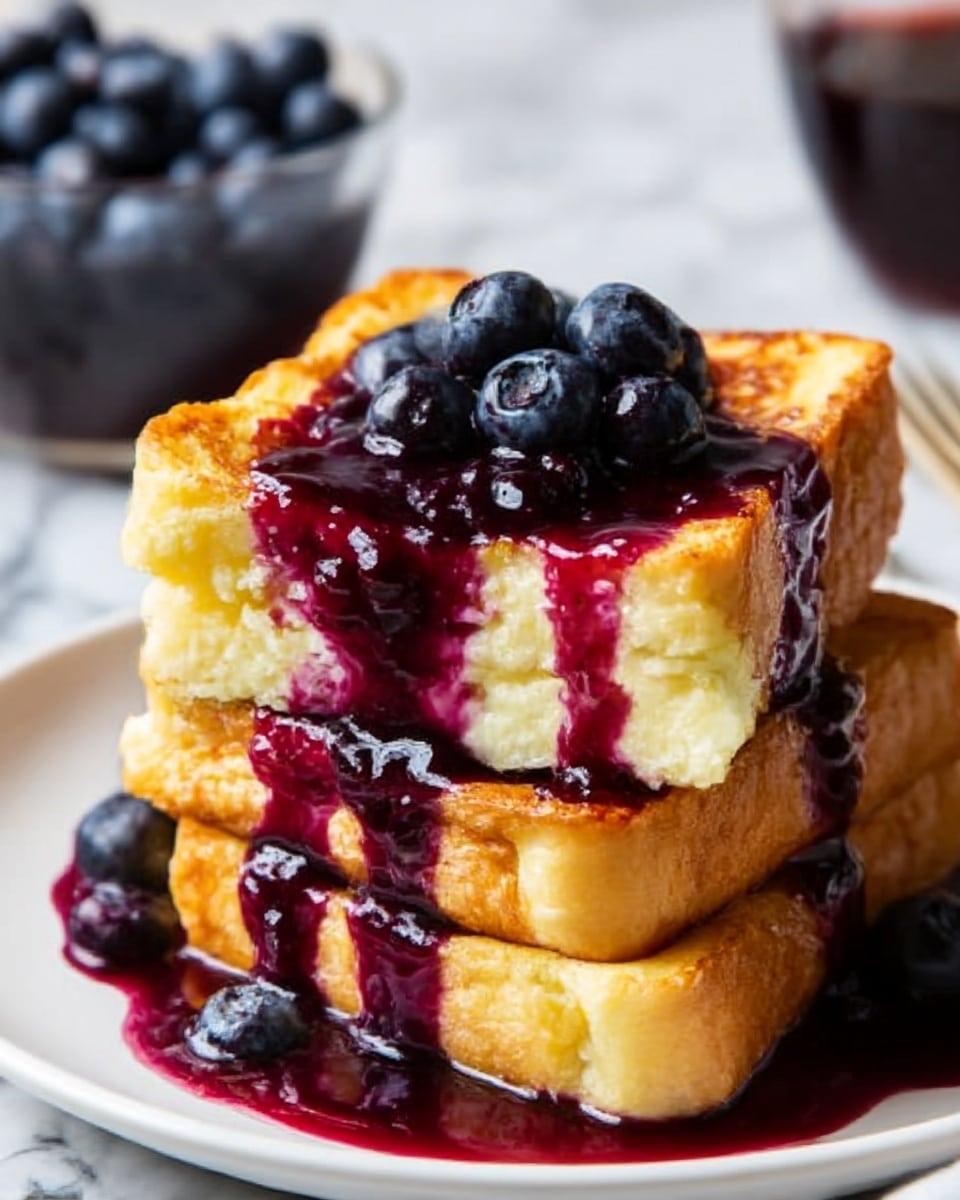 Blueberry Stuffed French Toast Recipe - Recipe Image