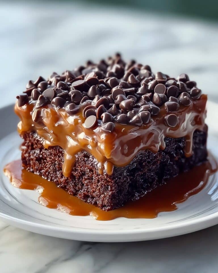 German Chocolate Poke Cake Recipe