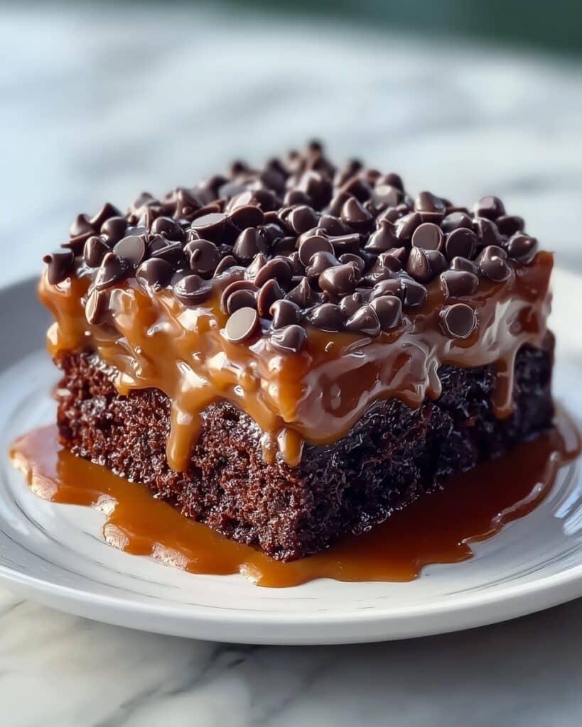 German Chocolate Poke Cake Recipe