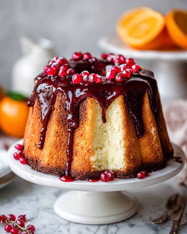 Cranberry Orange Bundt Cake Recipe