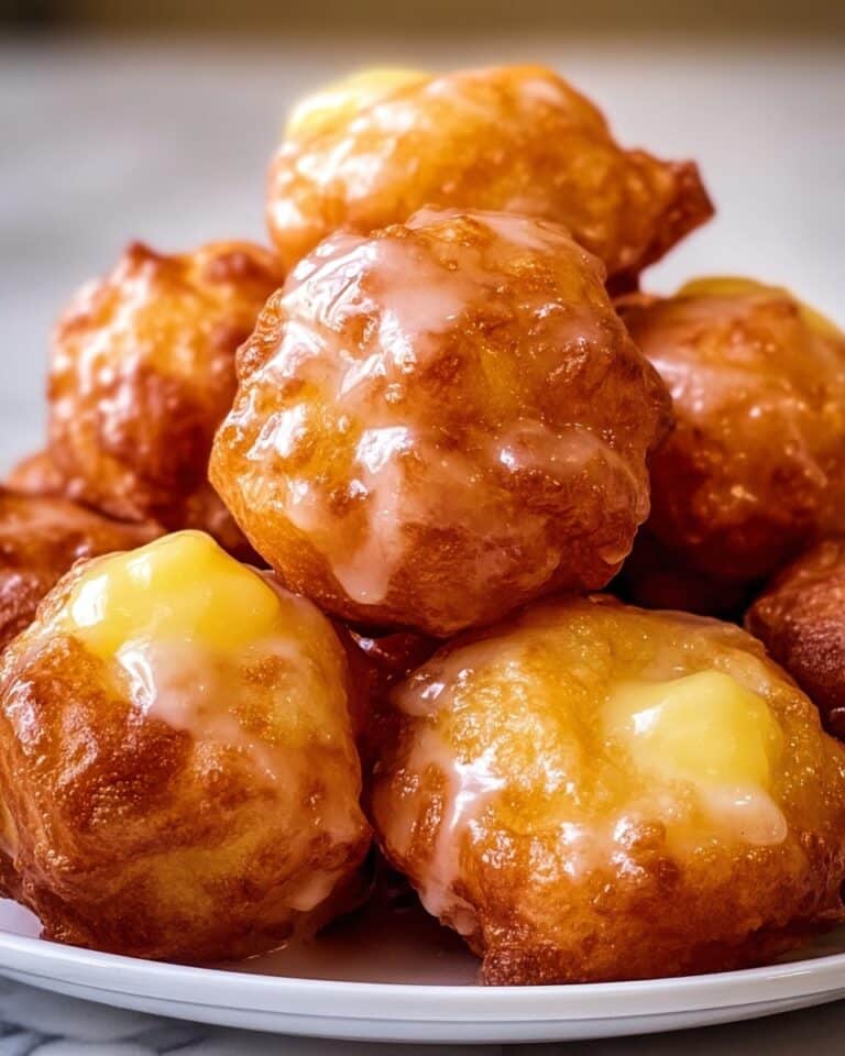 Soft Cinnamon Apple Fritters with Vanilla Glaze Recipe
