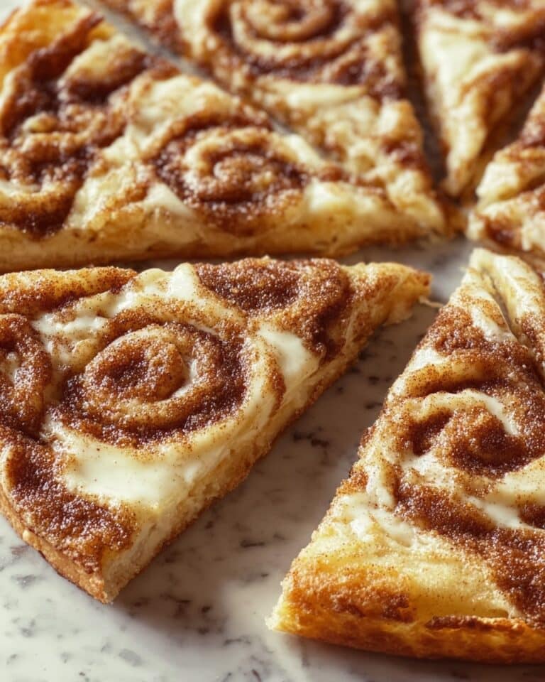 Cinnamon-Sugar Pizza Made with Crescent Rolls Recipe