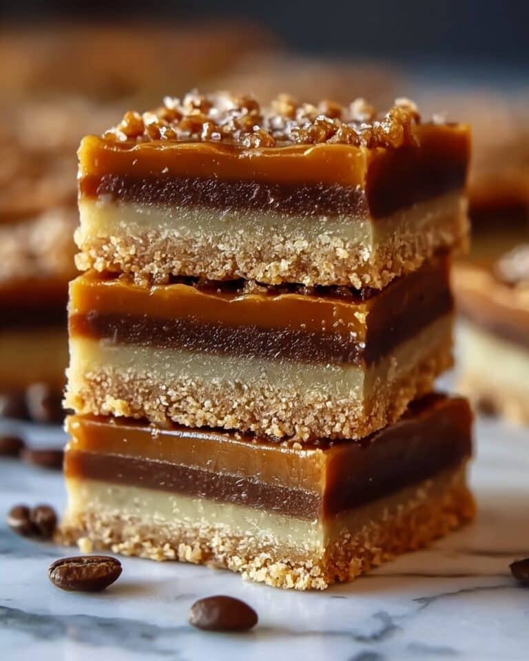 Gooey Caramel Coffee Bars Recipe