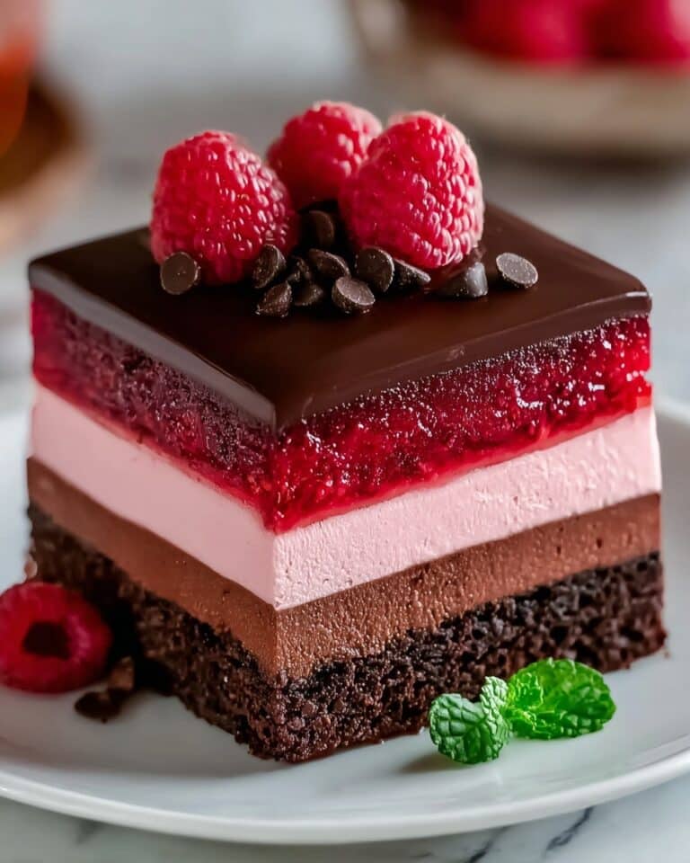 Heavenly Raspberry Chocolate Mousse Cake Recipe