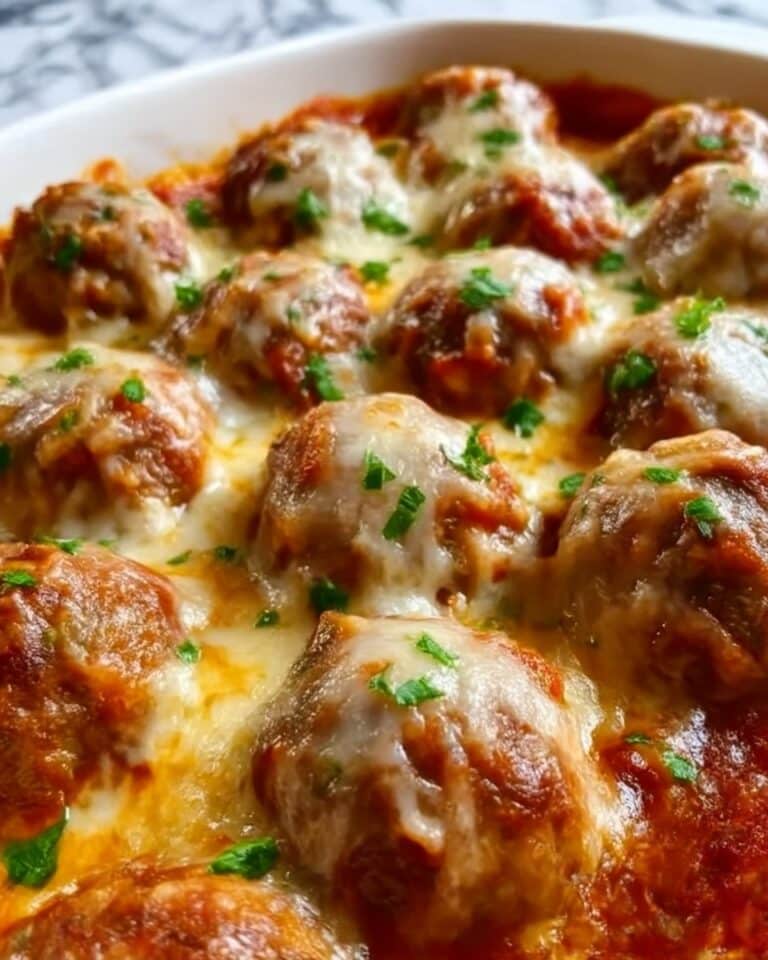 Dump and Bake Meatball Casserole Recipe