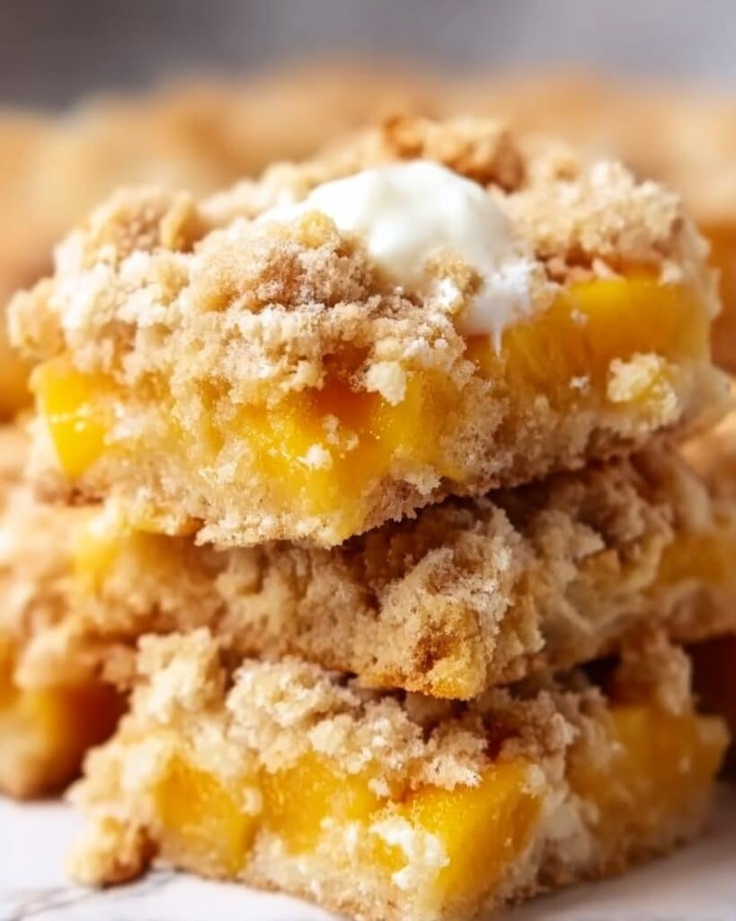 Easy Peach Dump Cake Recipe