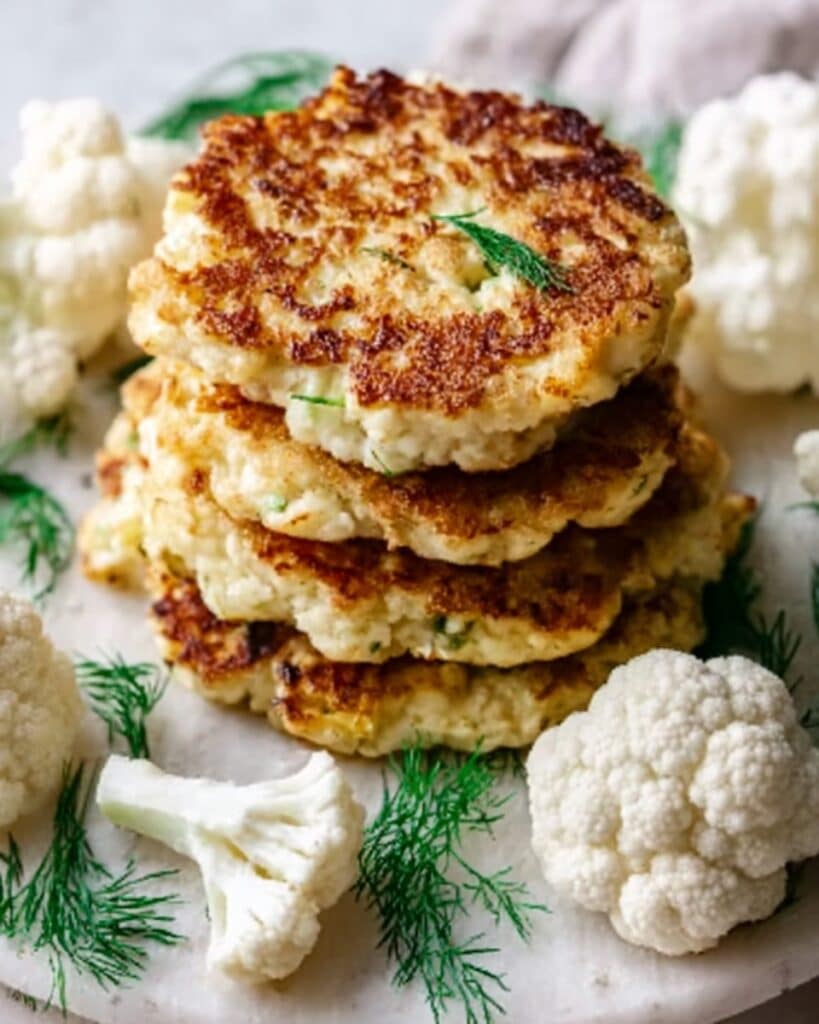 Basic Cauliflower Fritters Recipe
