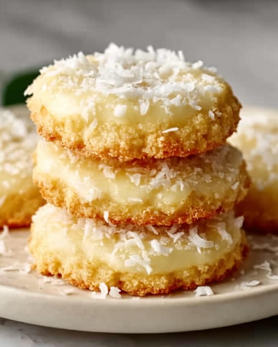 Lemon Coconut Cheesecake Cookies Recipe - Recipe Image