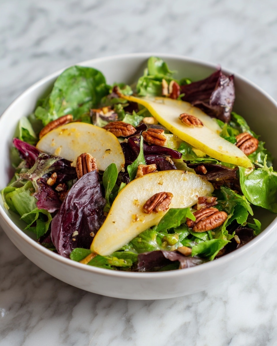 Winter Salad with Pears and Pecans Recipe - Recipe Image