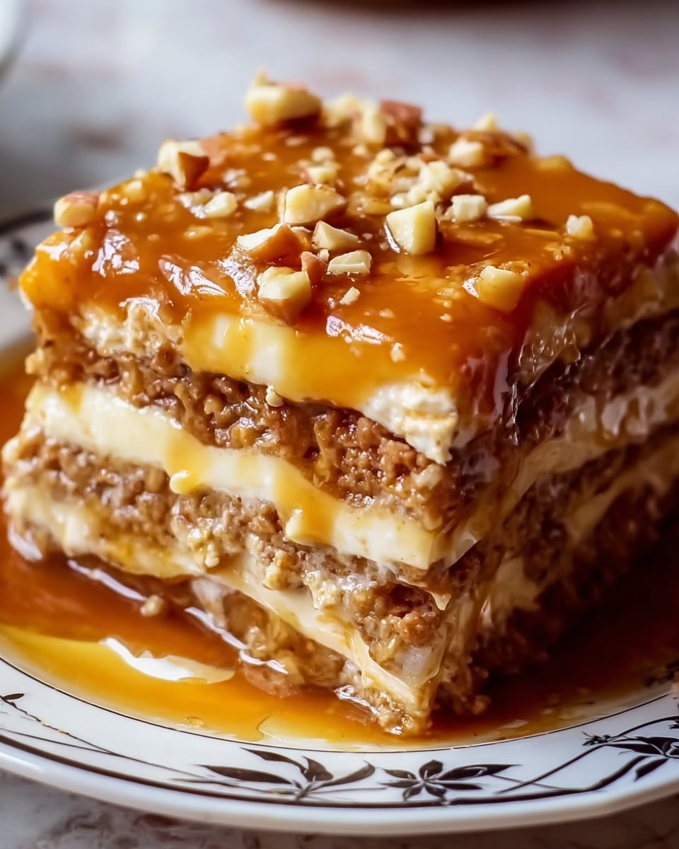 Decadent Peanut Butter Crunch Lasagna Recipe - Recipe Image