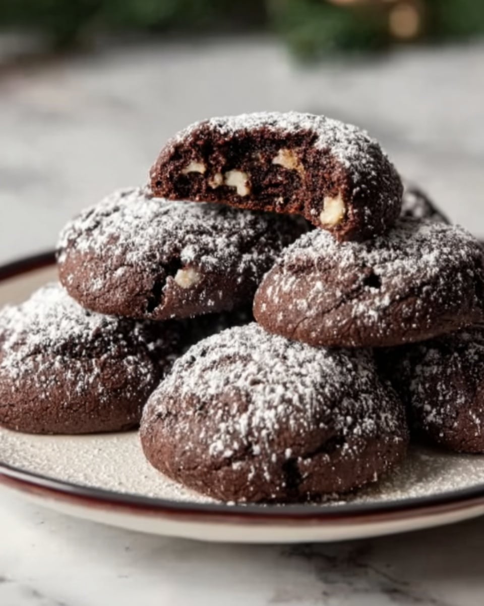 Classic Chocolate Snowball Cookies Recipe - Recipe Image