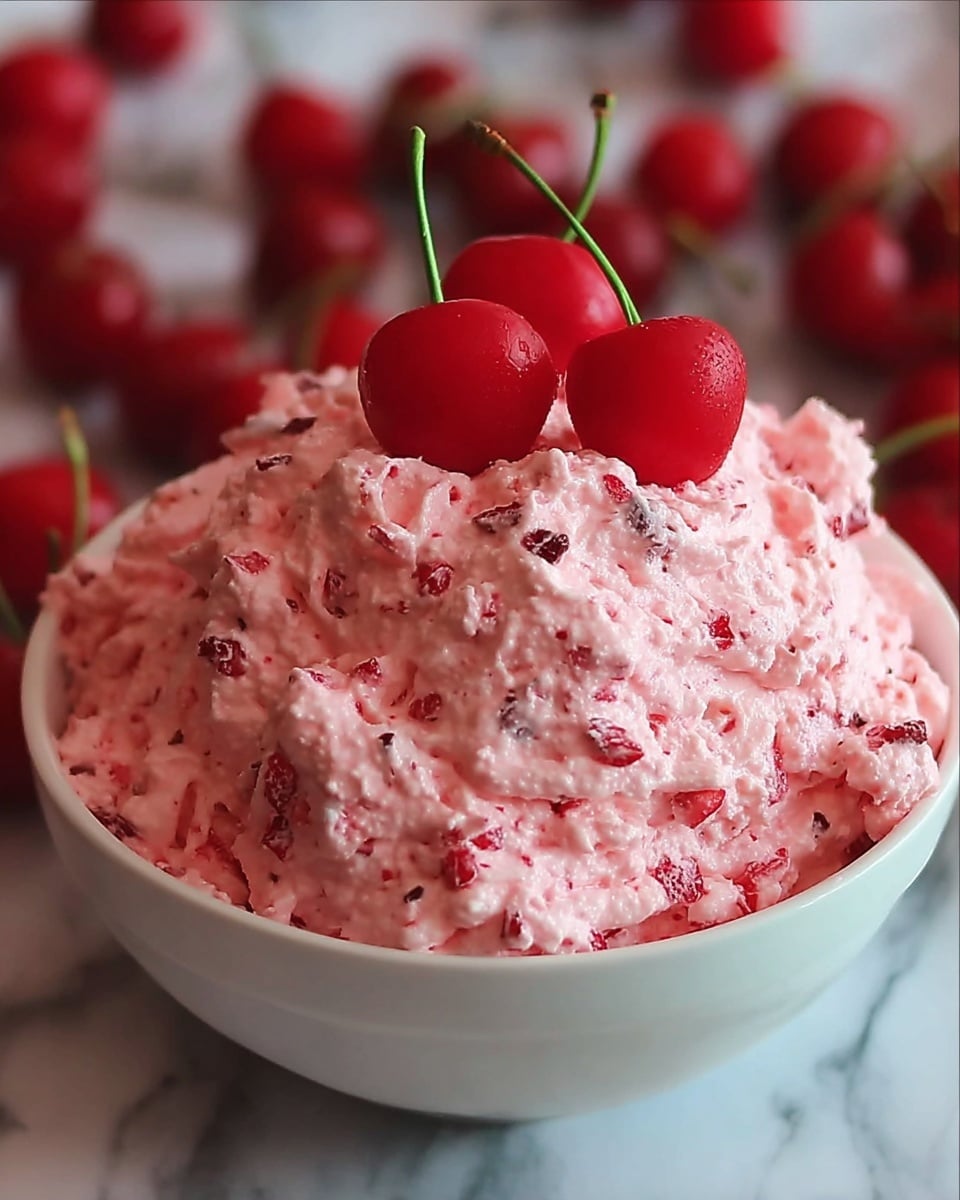 Cherry Cheesecake Fluff Recipe - Recipe Image