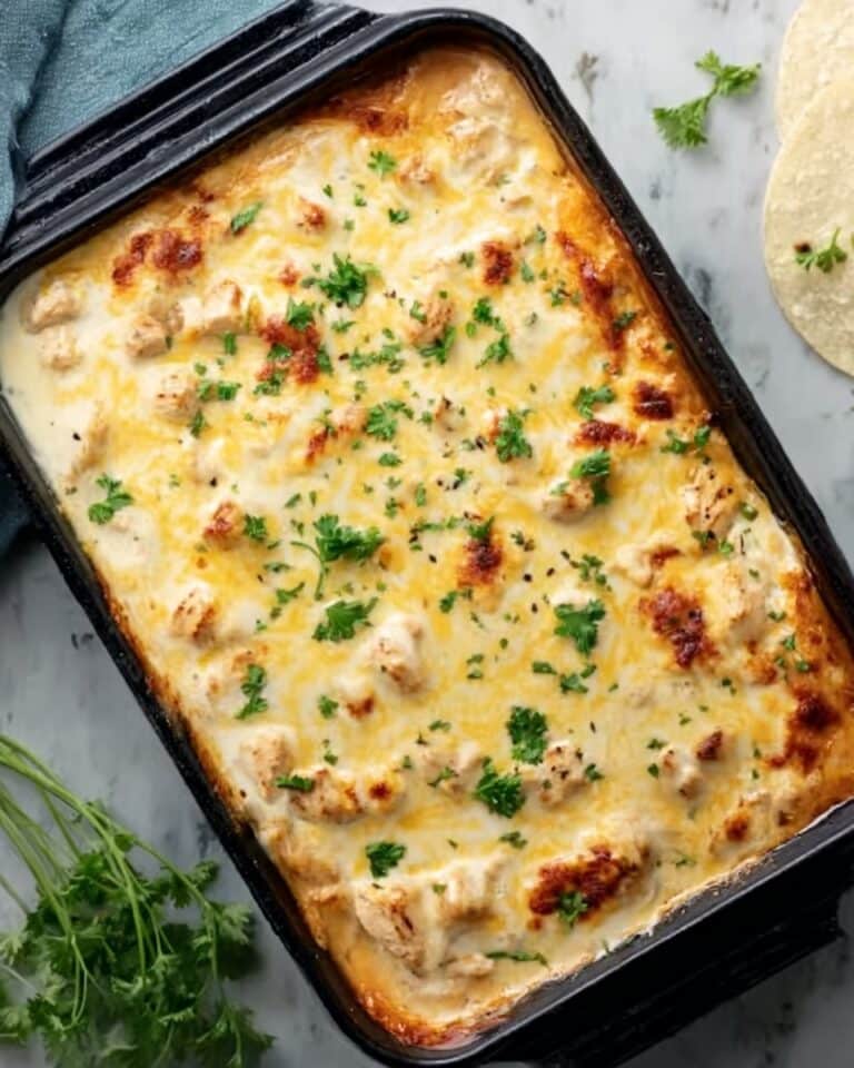 Slow Cooker Chicken Enchilada Casserole Recipe
