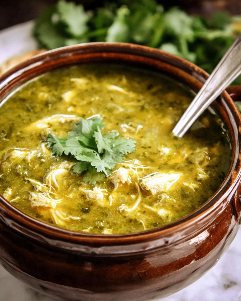 Green Chicken Enchilada Soup Recipe - Recipe Image