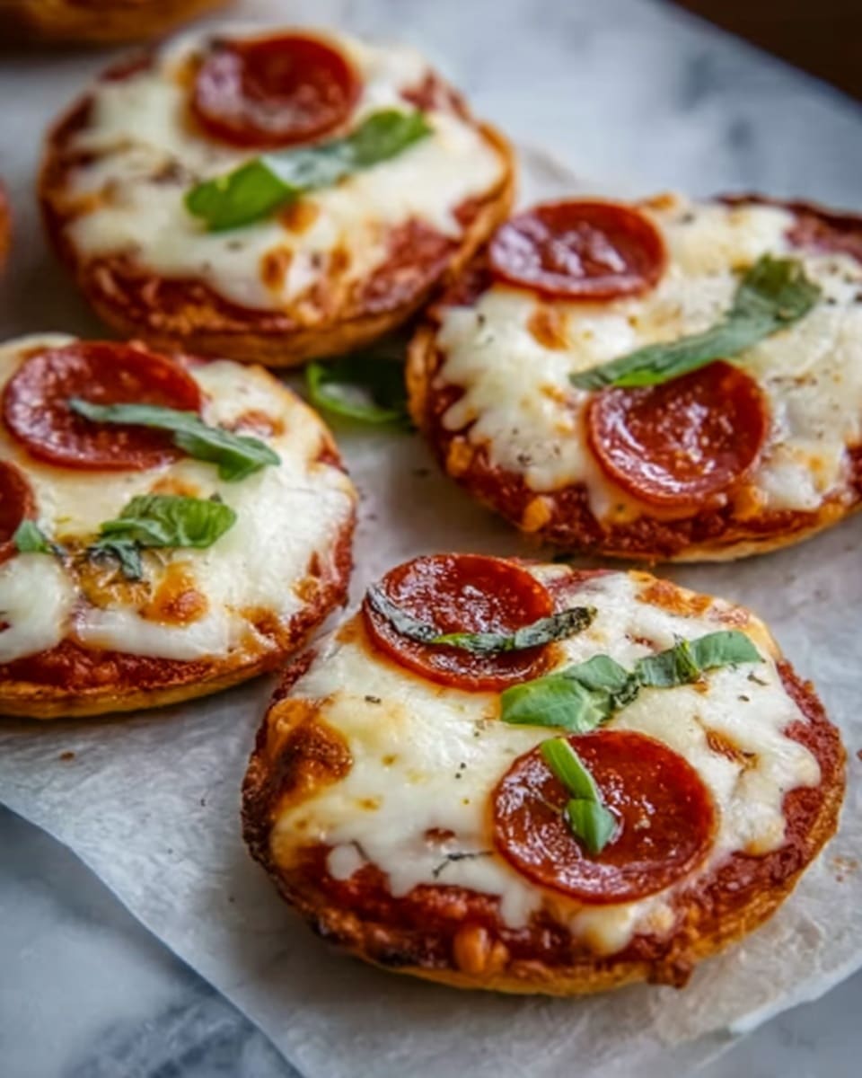 Delicious Pepperoni Mini Pizzas Recipe - Recipe Image