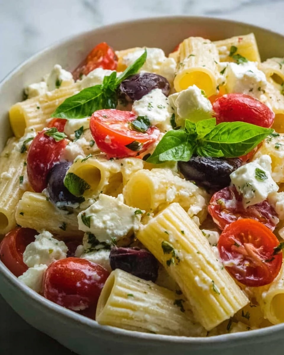 Greek Pasta Salad Recipe - Recipe Image