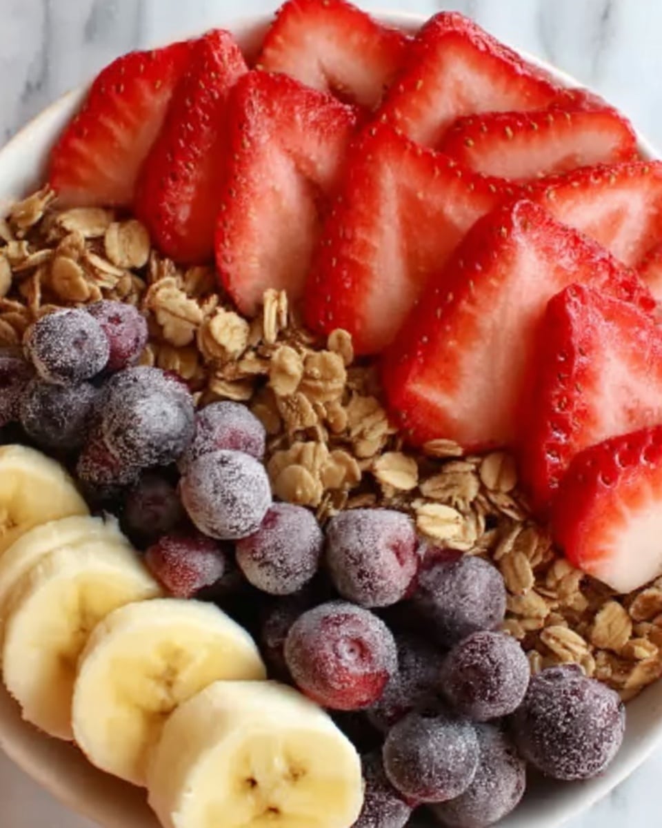 Strawberry Banana Smoothie Bowl Recipe - Recipe Image