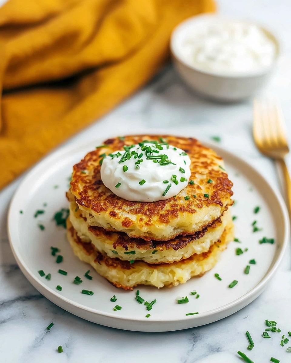 Crispy Easy Potato Pancakes Recipe - Recipe Image