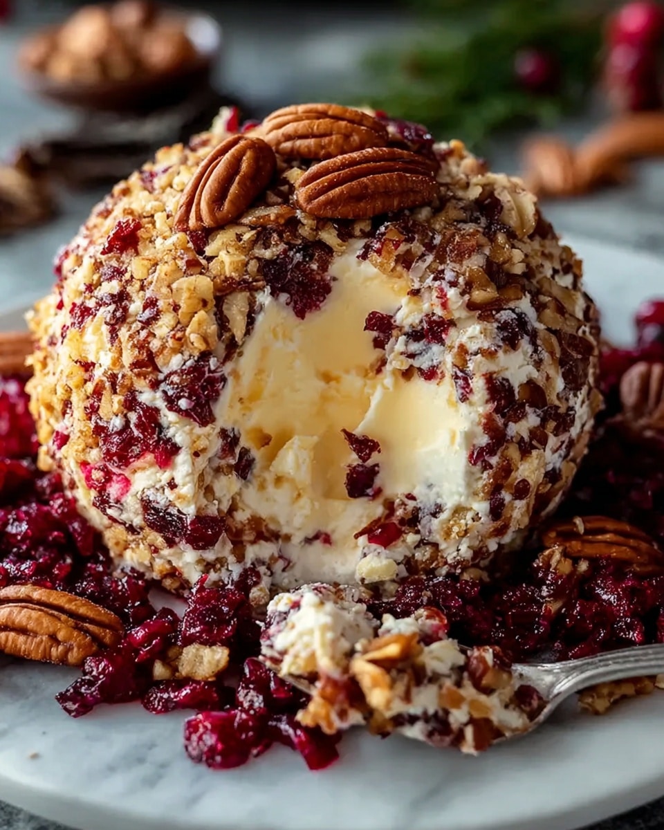 Cranberry Pecan Cheese Ball Recipe - Recipe Image