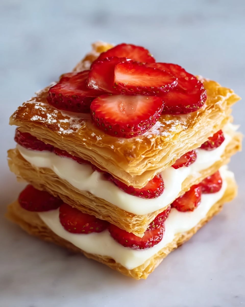 Strawberry Cream Cheese Danish Delights Recipe - Recipe Image