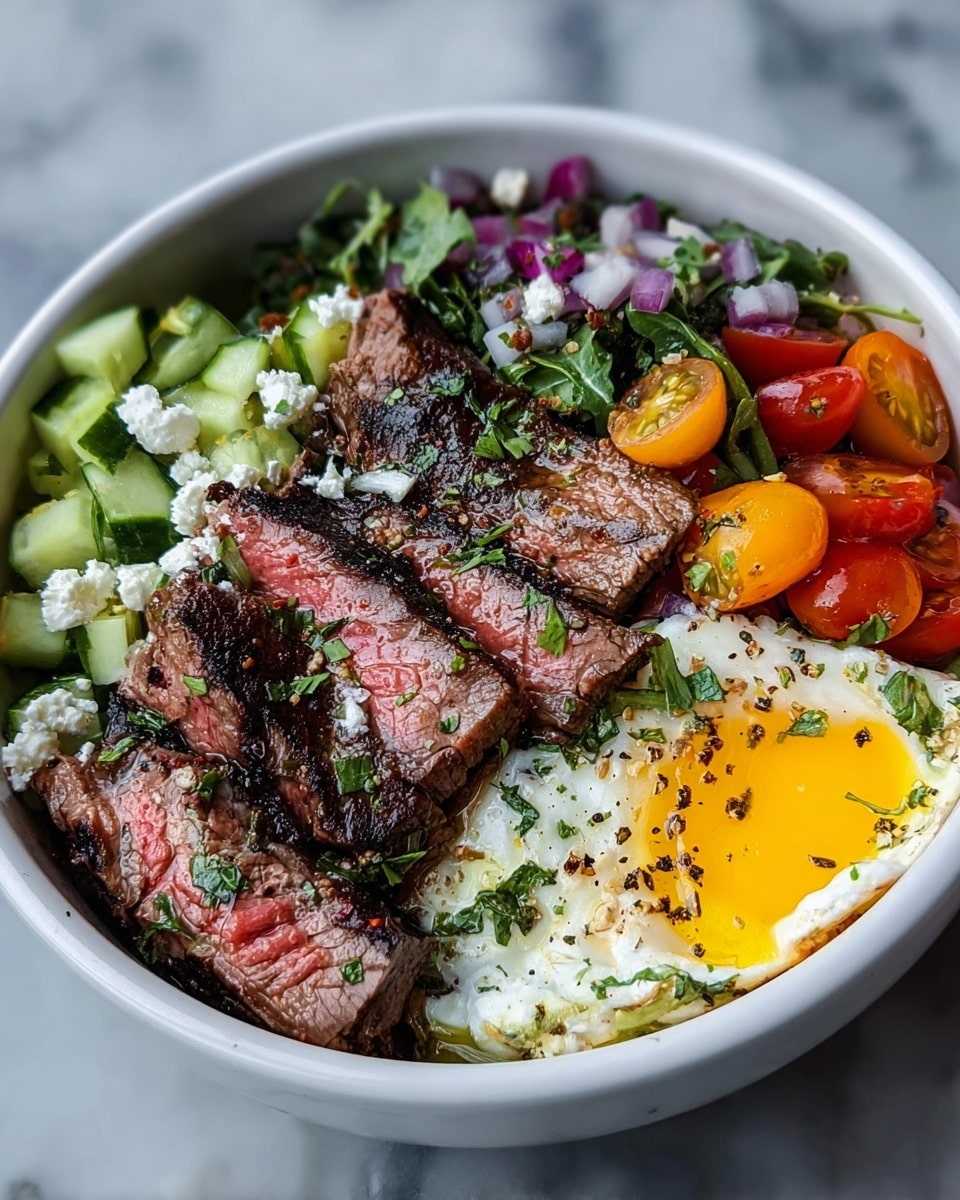 Mediterranean Steak Bowls Recipe - Recipe Image