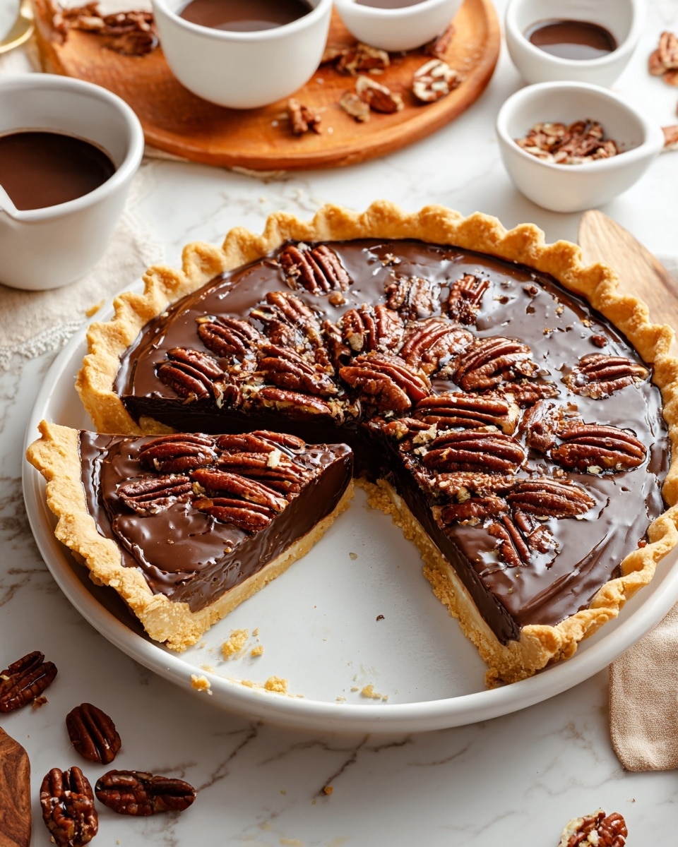 Chocolate Pecan Pie Recipe - Recipe Image
