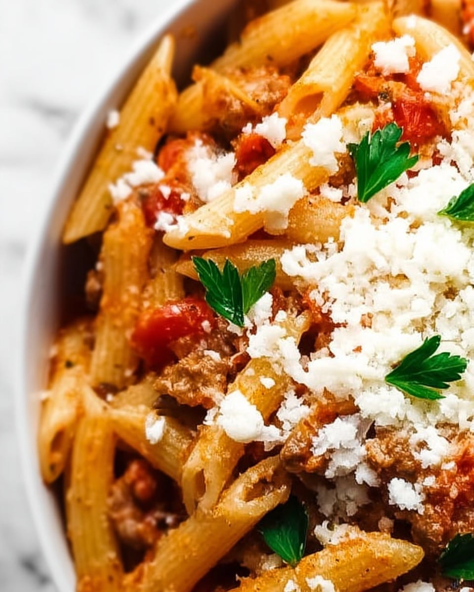 High Protein Chicken Parmesan Pasta: An Amazing Ultimate Recipe - Recipe Image