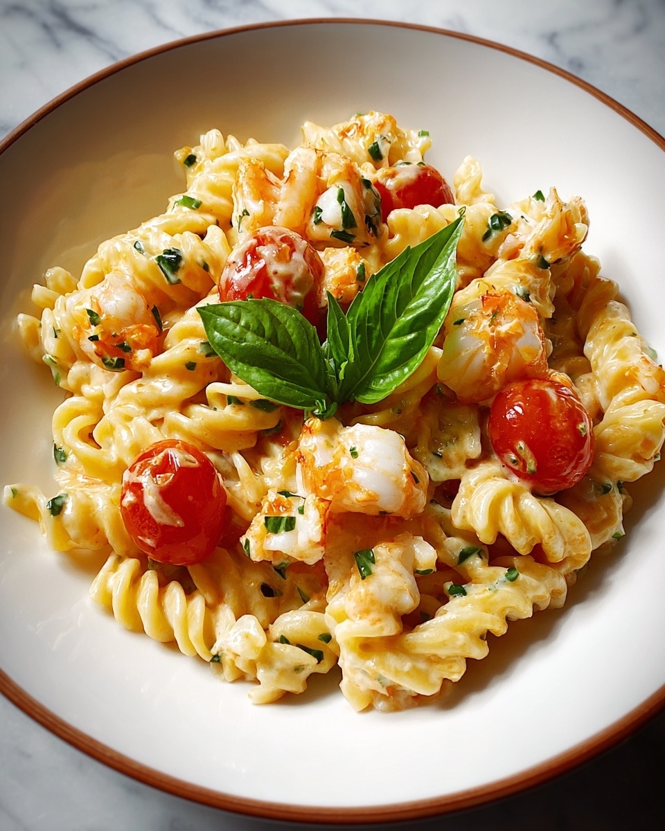Buttered Lobster Pasta with Cherry Tomatoes Recipe - Recipe Image