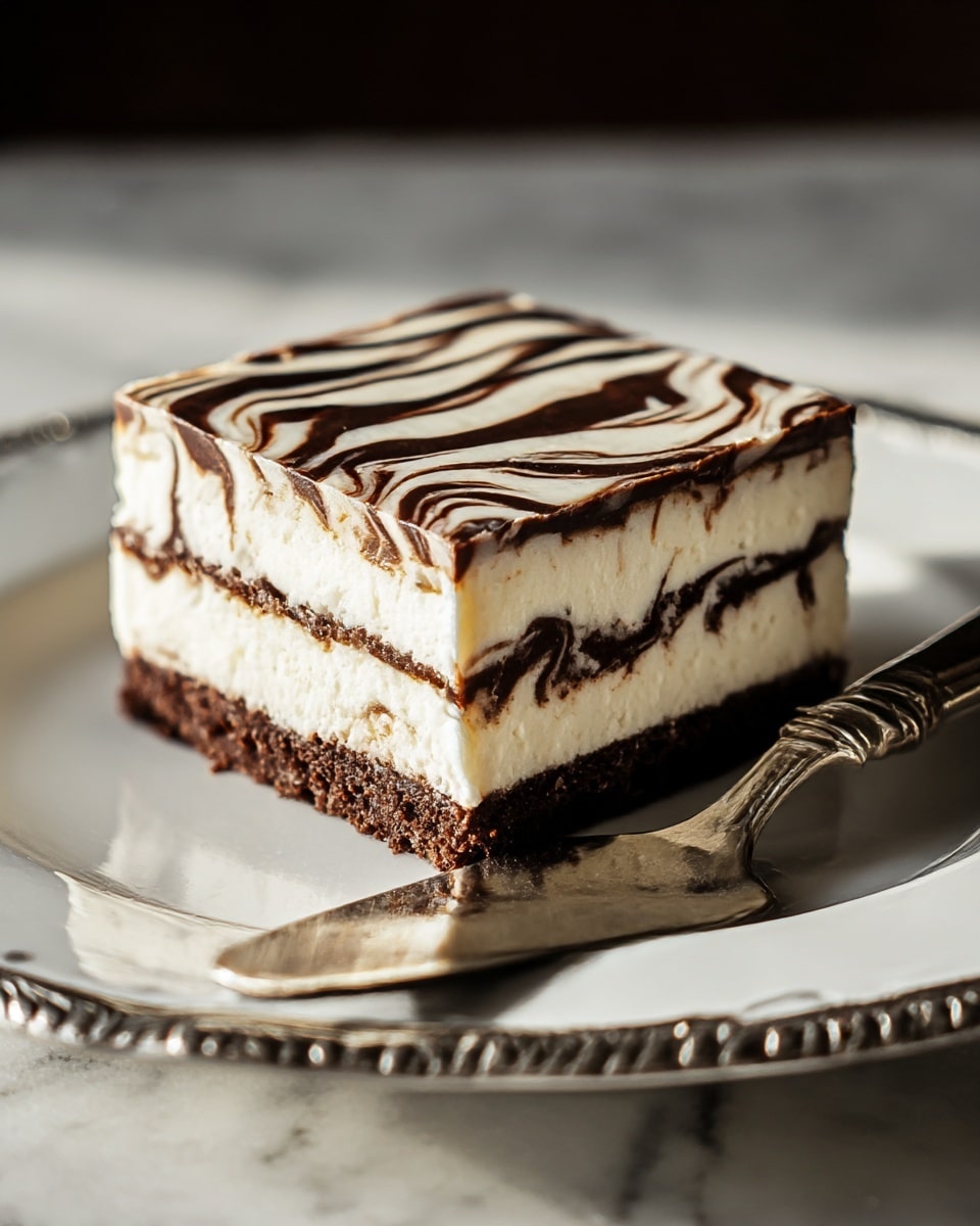 Zebra Semifreddo Recipe - Recipe Image