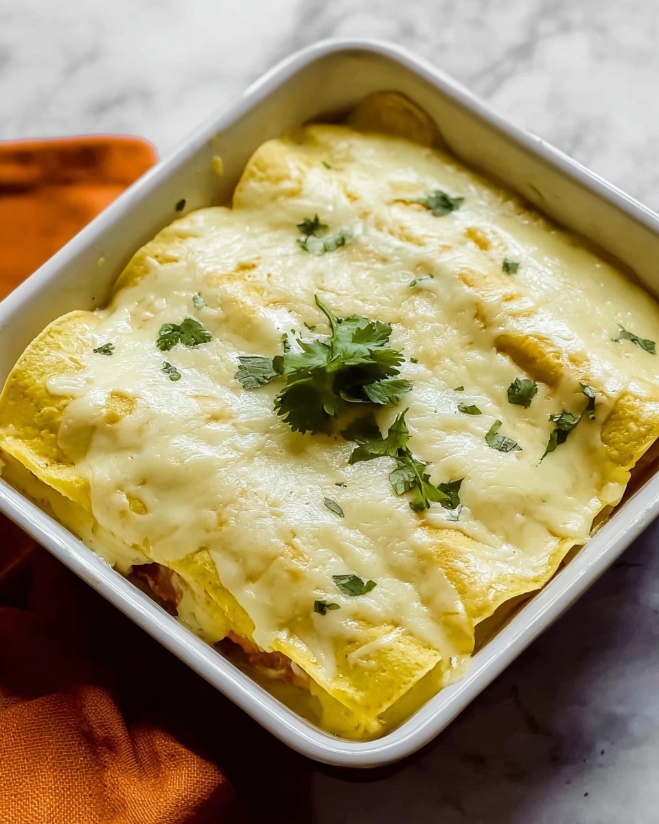 Green Chile and Chicken Mock Enchilada Casserole Recipe - Recipe Image
