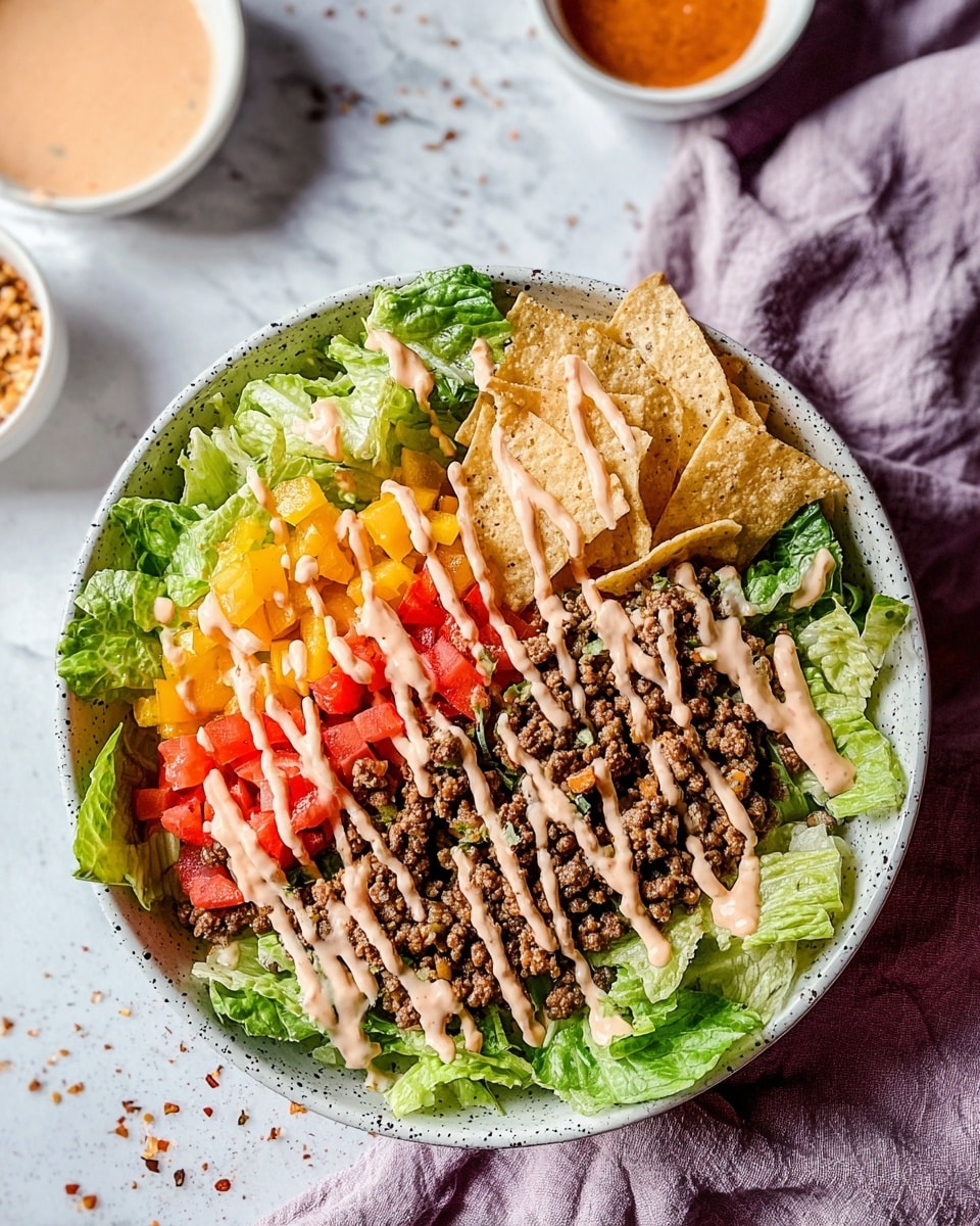 Big Mac Salad Recipe - Recipe Image