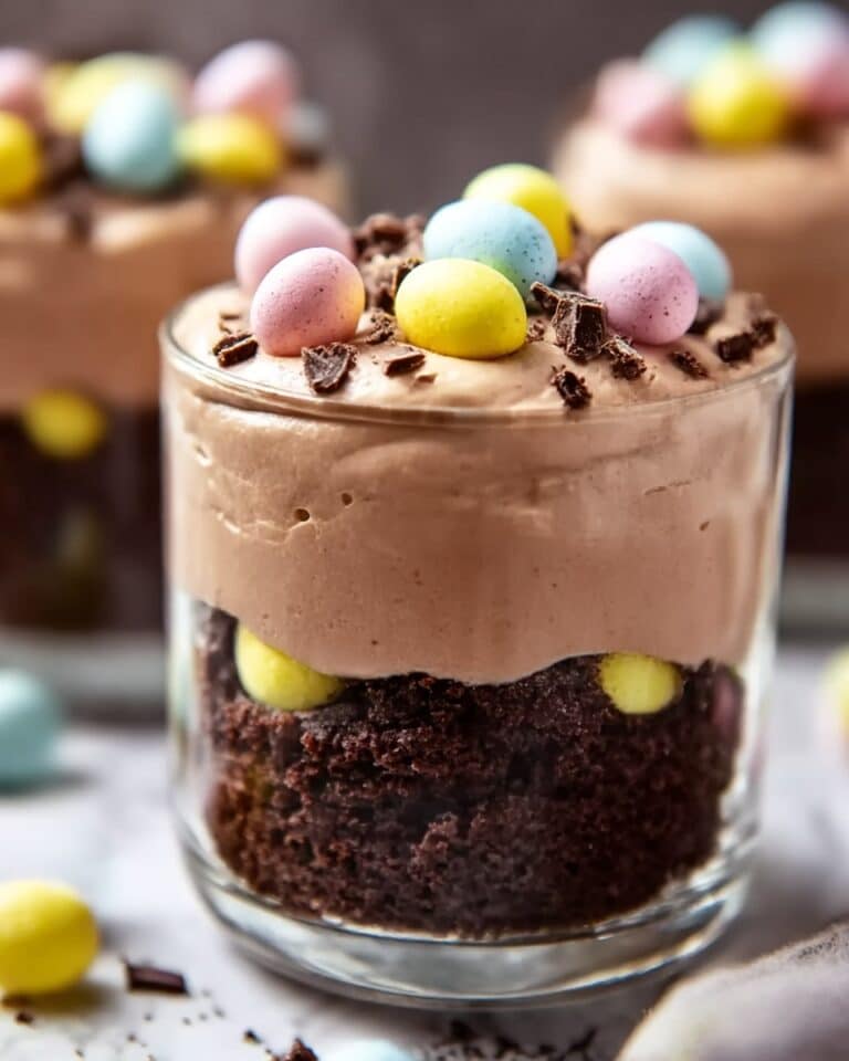 Mini Eggs Easter Brownie Parfaits Recipe