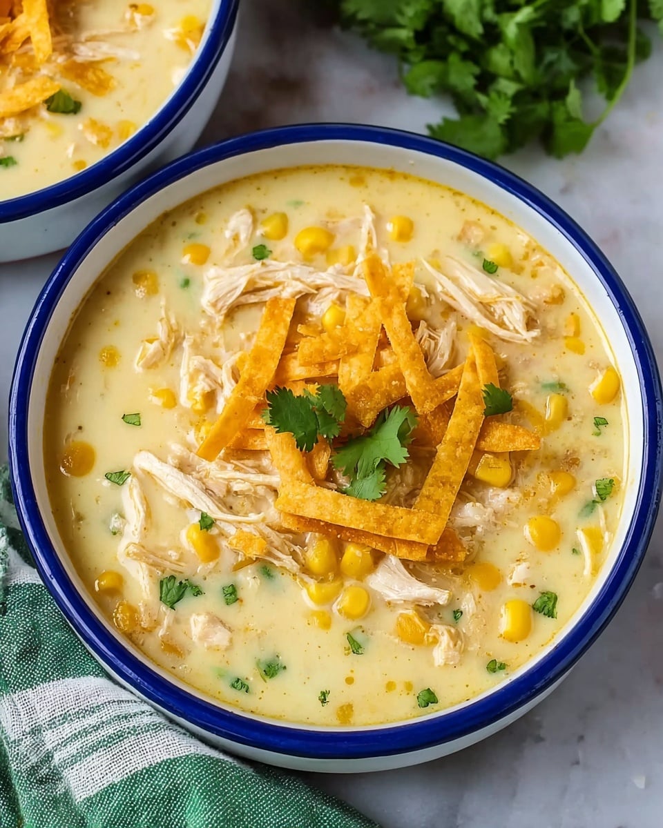 White Chicken Chili Soup: Creamy and Savory Ultimate Comfort Food Recipe - Recipe Image
