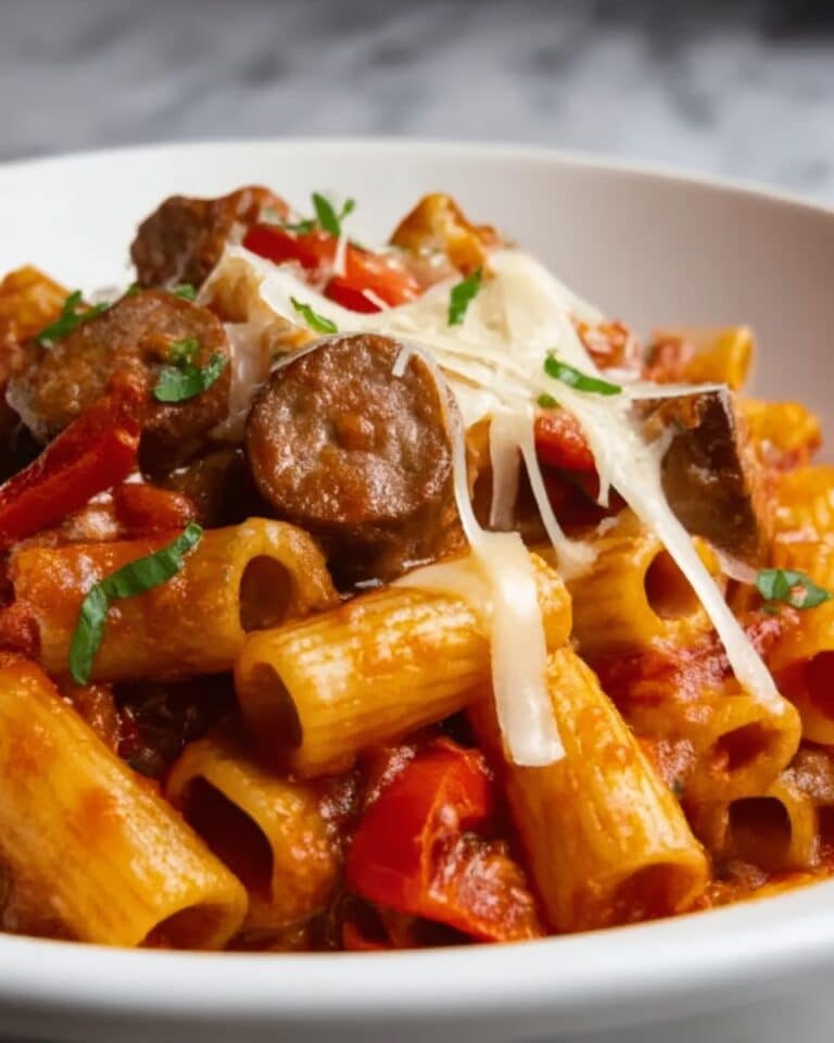 Sweet Pepper and Sausage Pasta Recipe