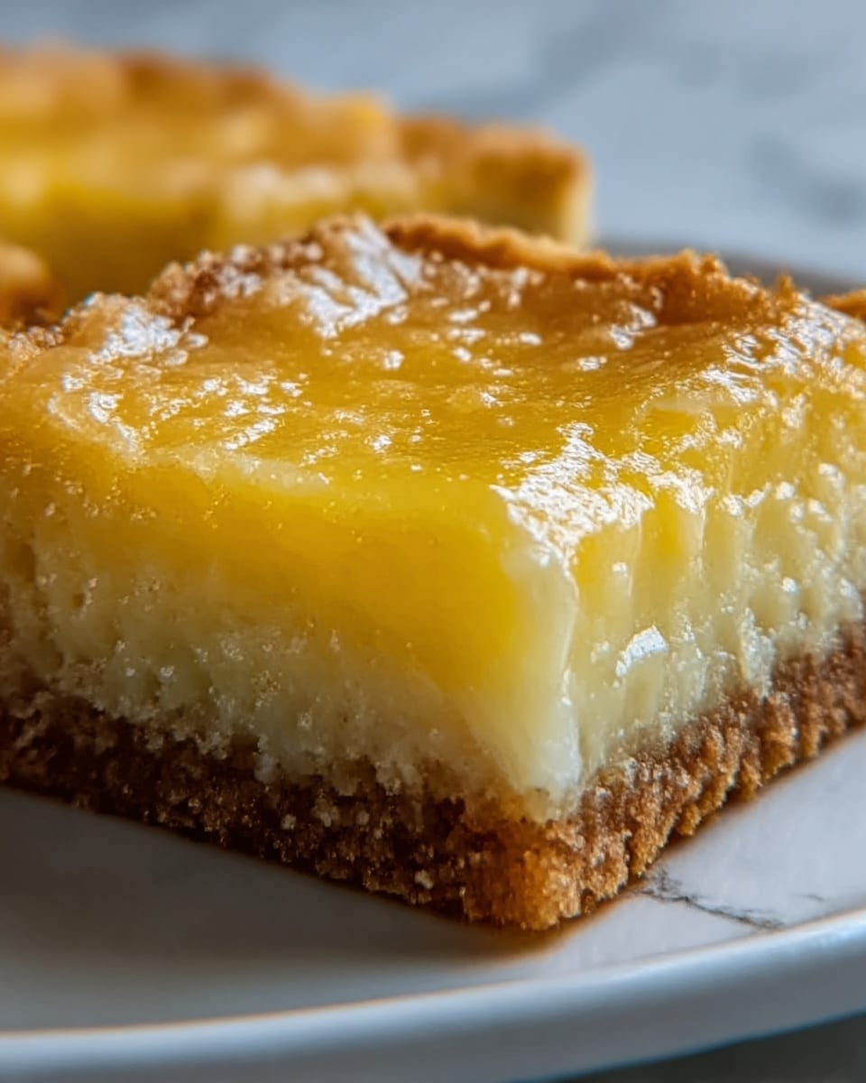 Gooey Butter Cake Bars Recipe - Recipe Image