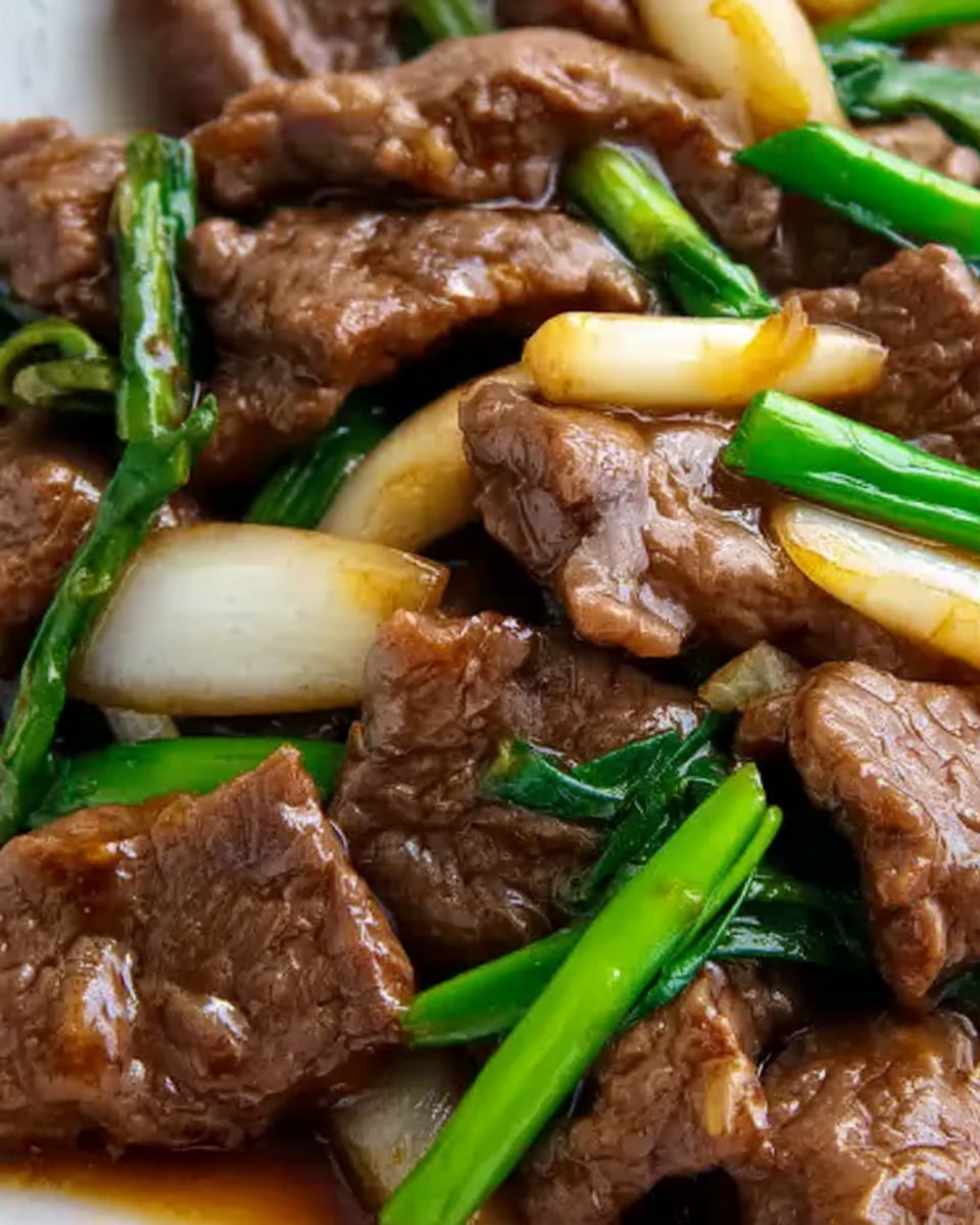 Chinese Beef and Onion Stir Fry Recipe - Recipe Image
