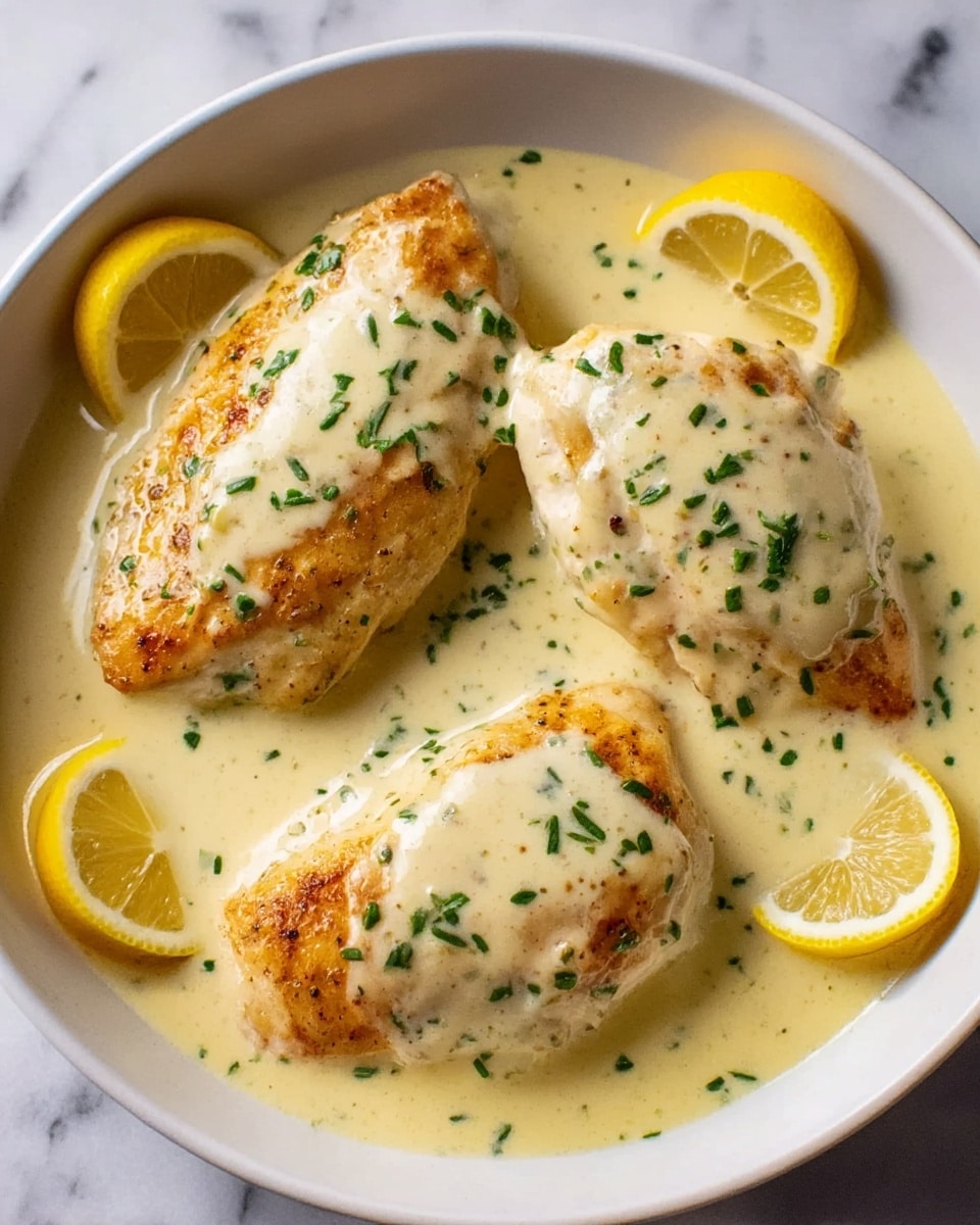 Creamy Lemon Chicken with Parmesan Sauce Recipe - Recipe Image
