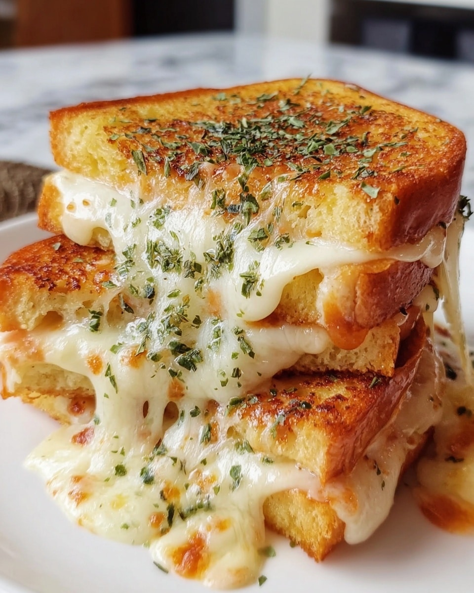 Pizza Grilled Cheese Sandwiches Recipe - Recipe Image
