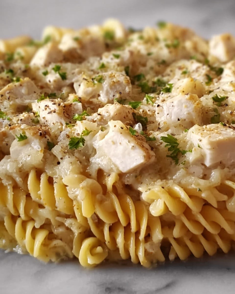 Crockpot Garlic Parmesan Chicken Pasta Recipe - Recipe Image
