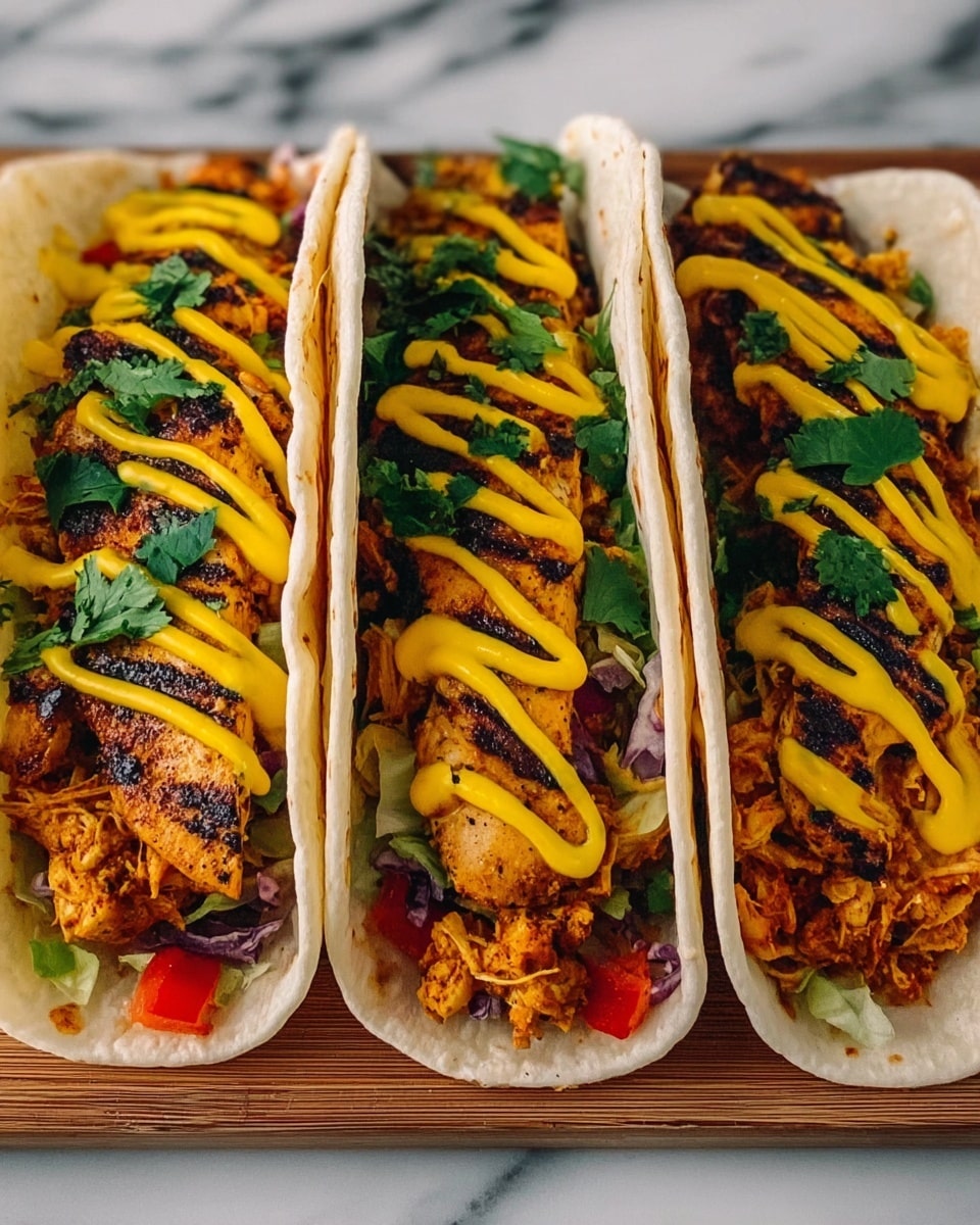 Cheesy Pulled Chicken Tacos Recipe - Recipe Image