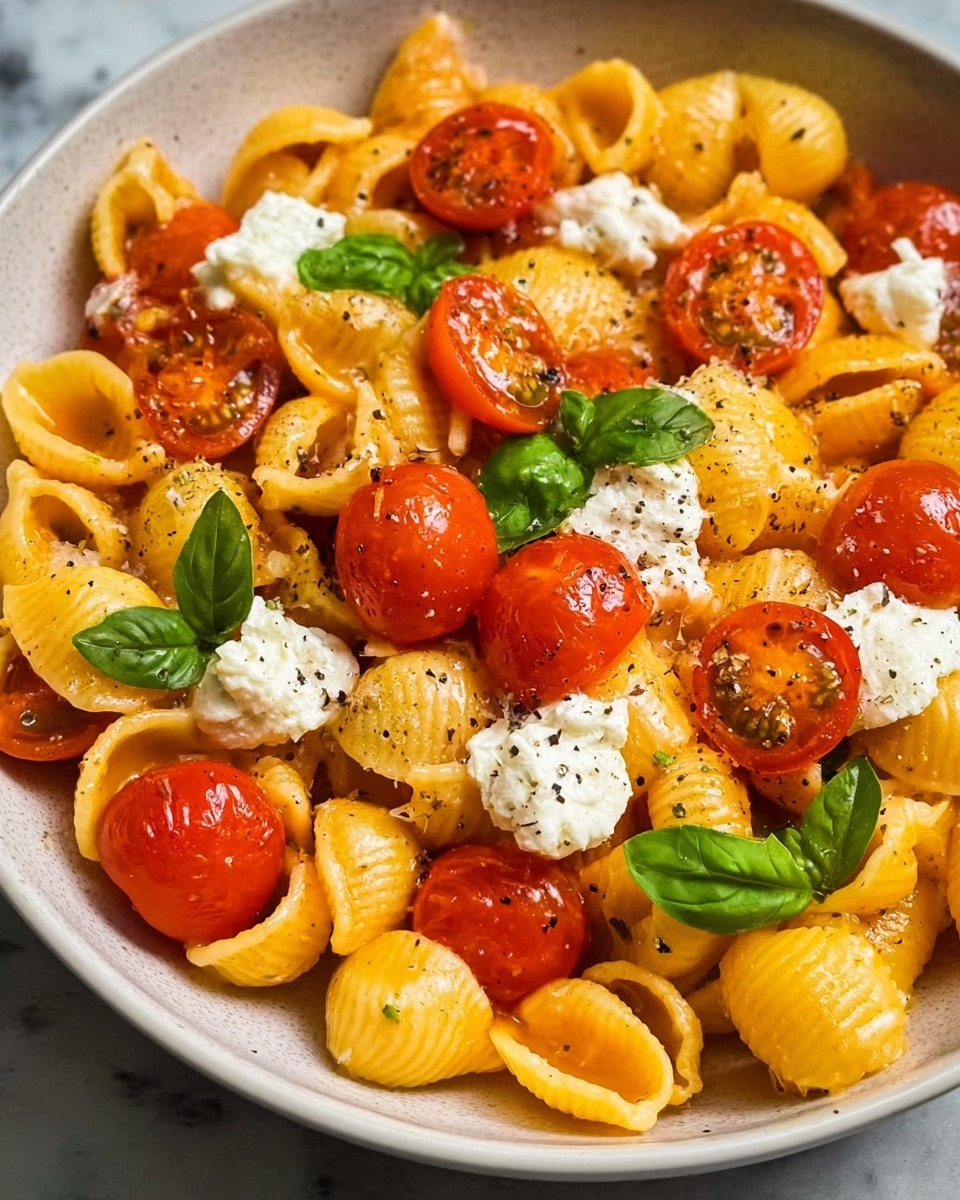Spicy Tomato Burrata Pasta Recipe - Recipe Image