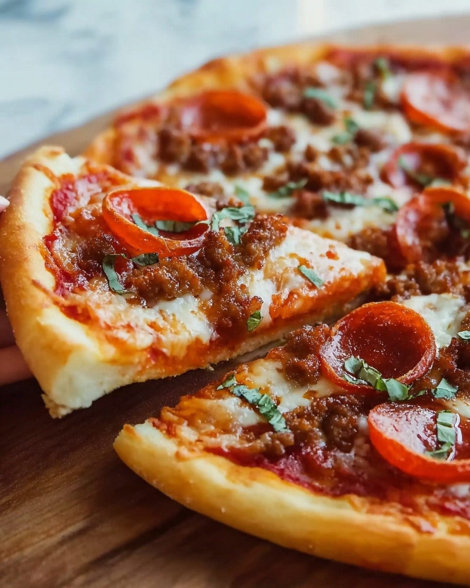 The Pizza Burger Pie Recipe - Recipe Image