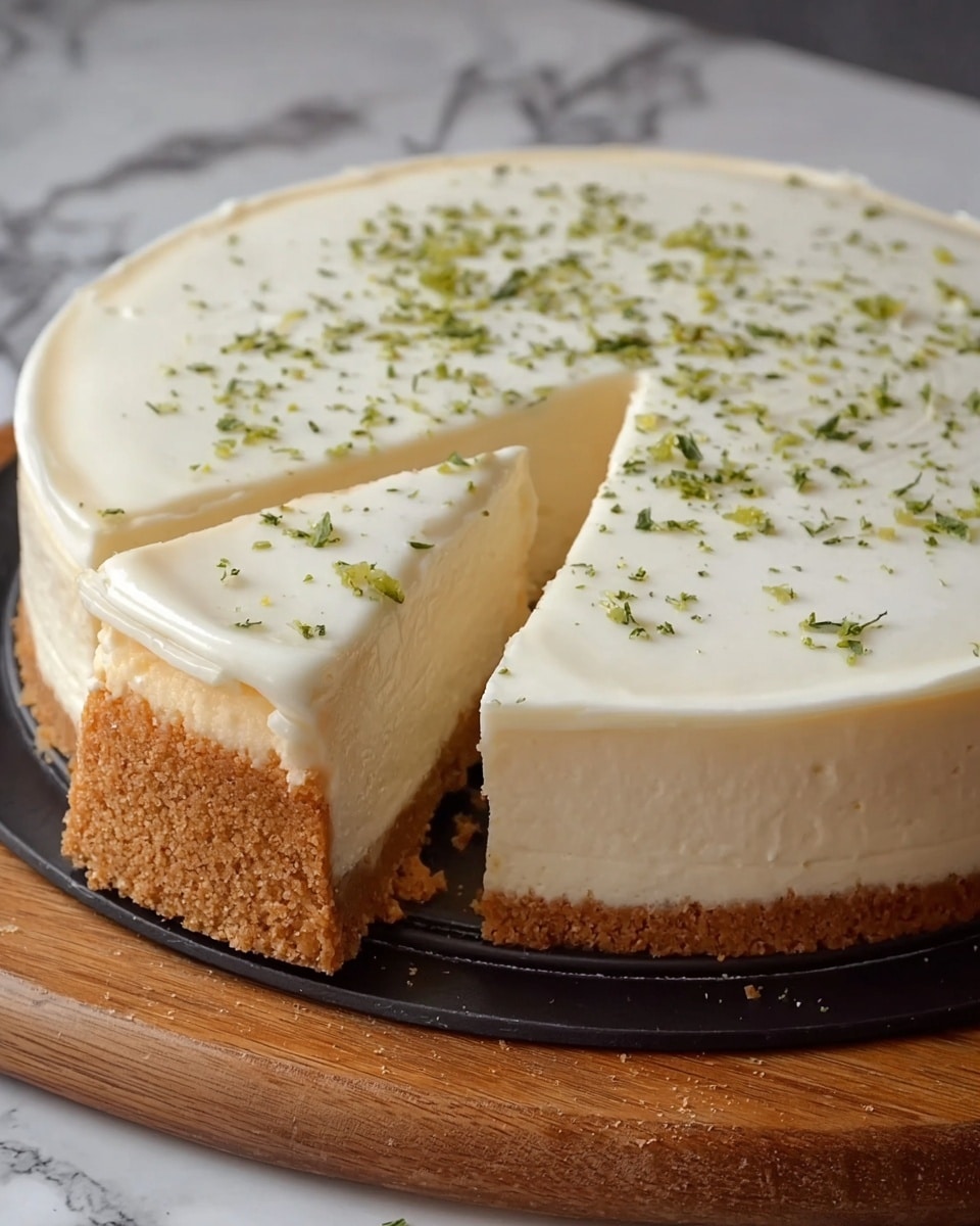 Vanilla Bean Cheesecake with Vanilla Wafer Crust Recipe - Recipe Image