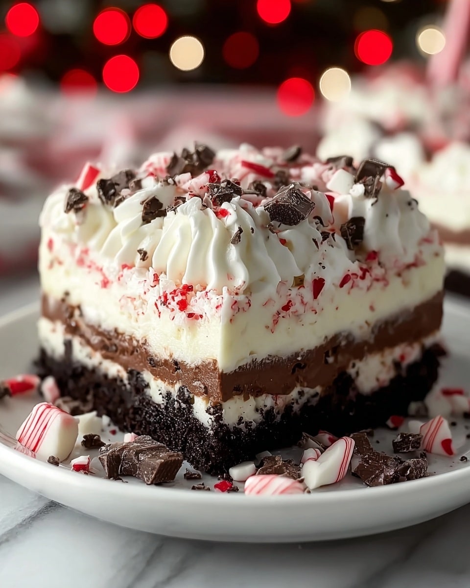 Chocolate Peppermint Lasagna Recipe - Recipe Image