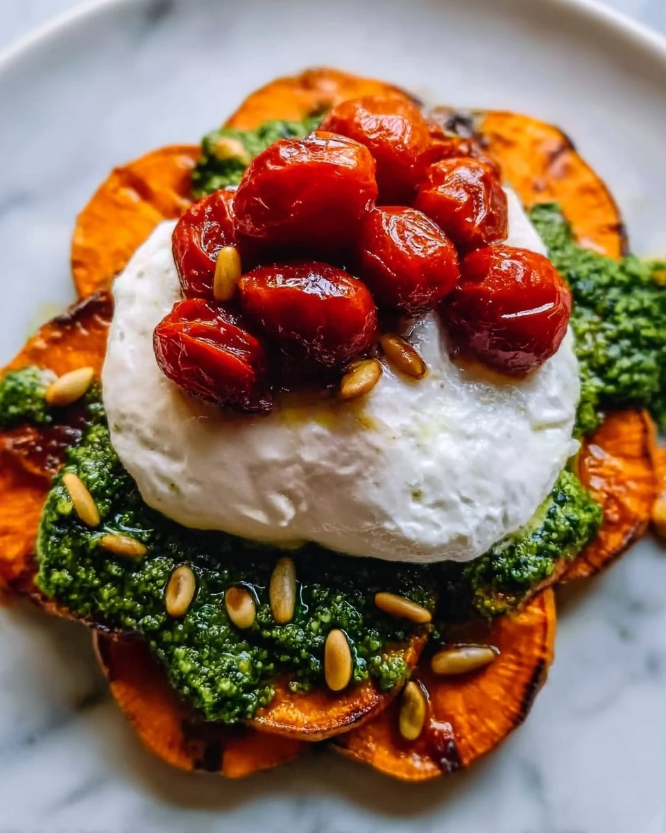 Roasted Beets & Carrots with Creamy Burrata Salad Recipe - Recipe Image